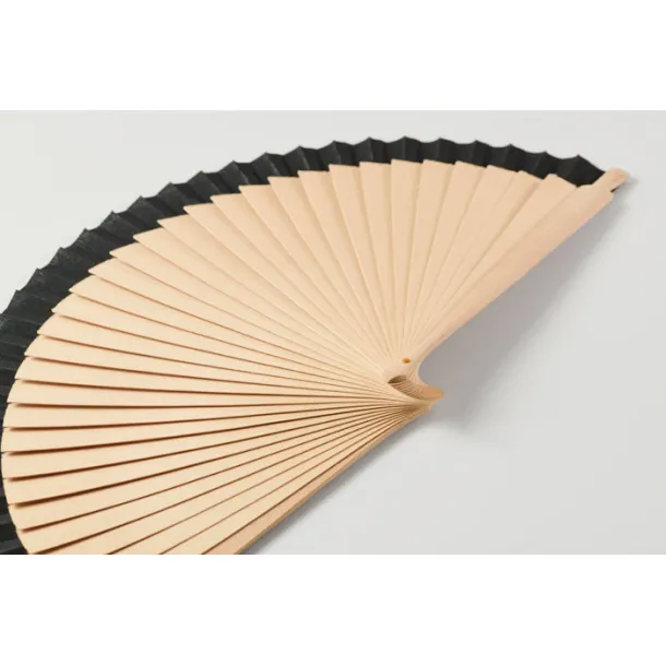 WOODFAN drvena lepeza Crna