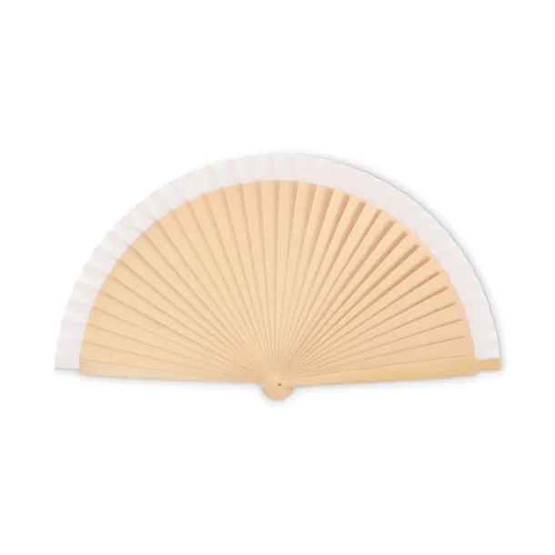 WOODFAN Wooden hand fan White