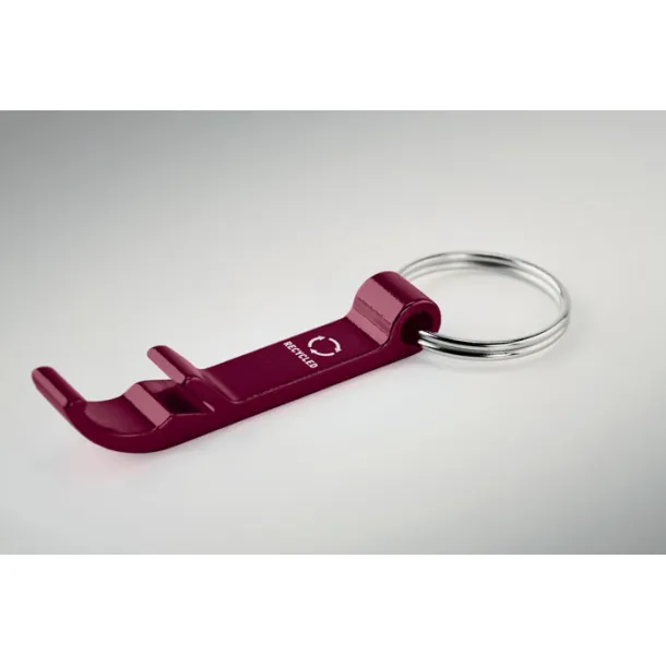 OVIKEY Privjesak za ključeve od recikliranog aluminija Bordo