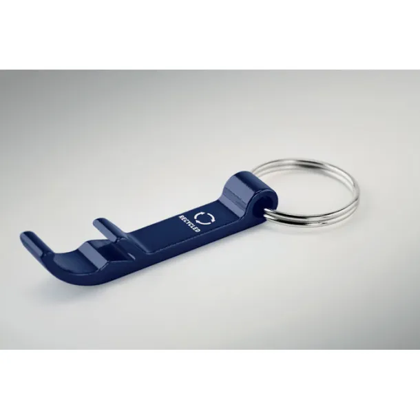 OVIKEY Recycled aluminium key ring French navy