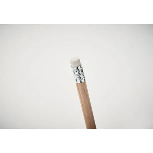 PENSEED Natural pencil in seeded pouch White