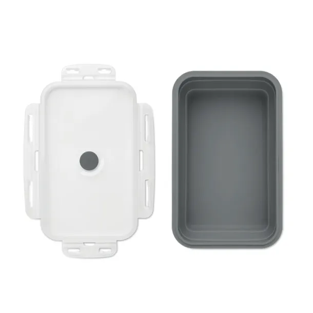 KOLAPSO Collapsible silicone lunch box Stone Grey