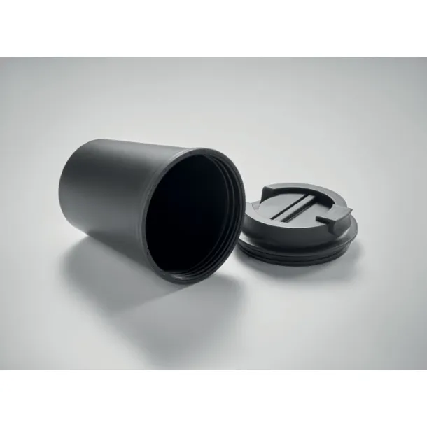 TRIDUS Šalica od recikliranog PP-a, 300 ml Crna