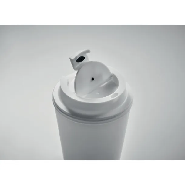 TRIDUS Šalica od recikliranog PP-a, 300 ml Bijela