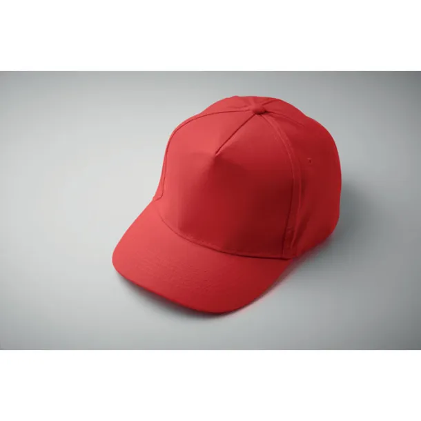 SUNNY 5 panel baseball cap Red