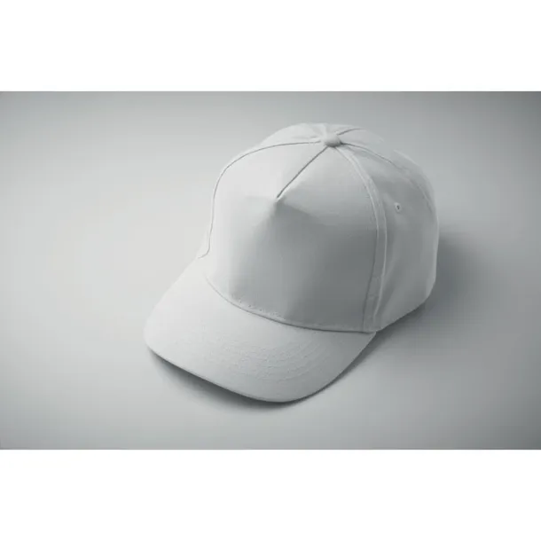 SUNNY 5 panel baseball cap White