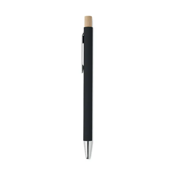 BERGAMO Recycled aluminium ball pen Black