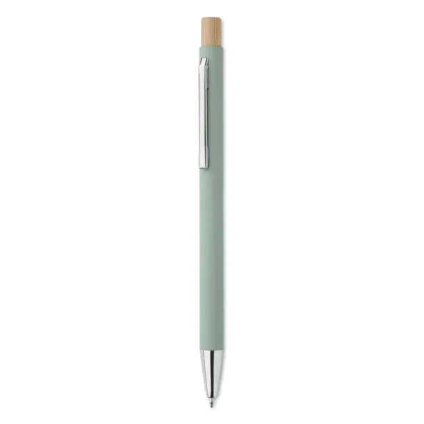 BERGAMO kemijska olovka od recikliranog aluminija Mint Green