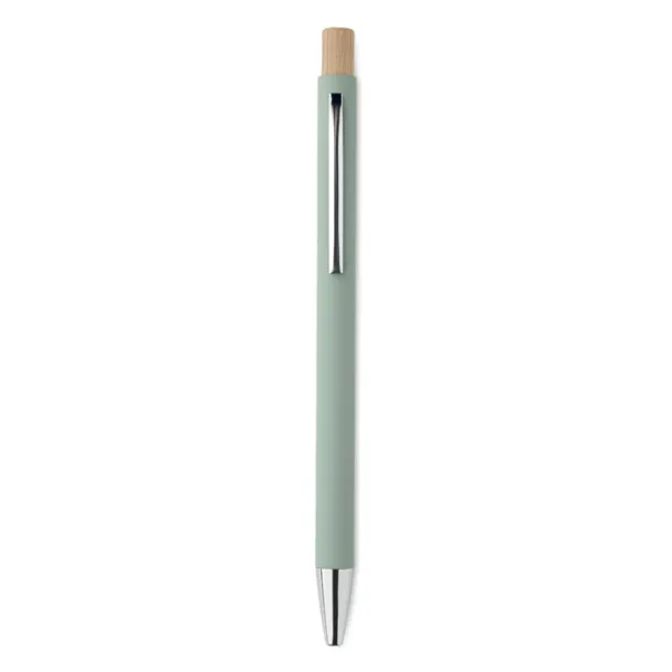 BERGAMO kemijska olovka od recikliranog aluminija Mint Green