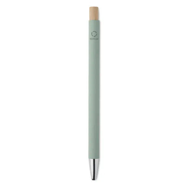 BERGAMO kemijska olovka od recikliranog aluminija Mint Green