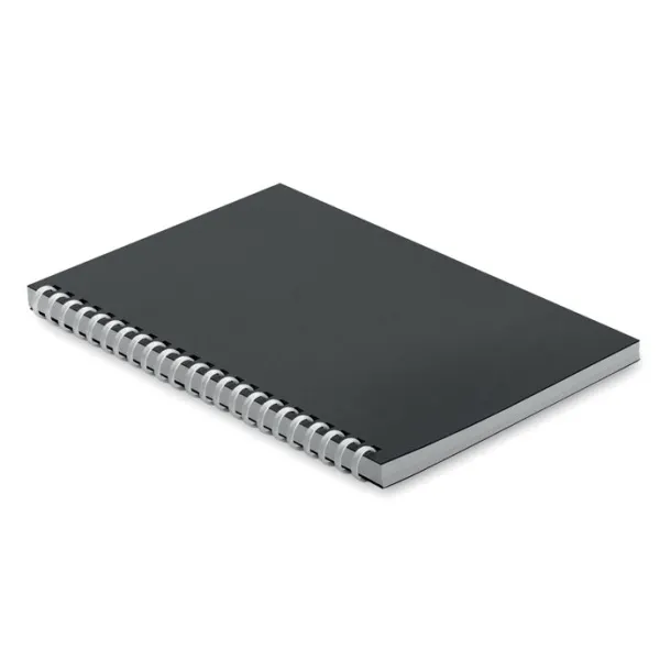 RECARNOTE notes od recikliranog kartona, A5 Crna