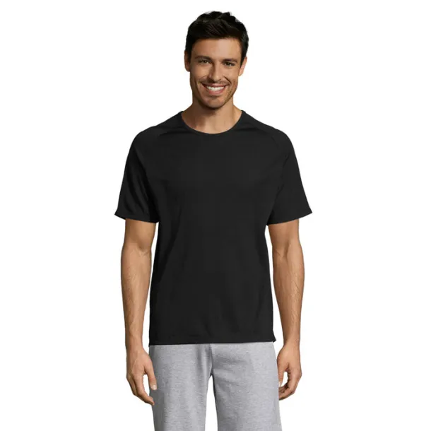 SPORTY MEN TSHIRT-140g Black