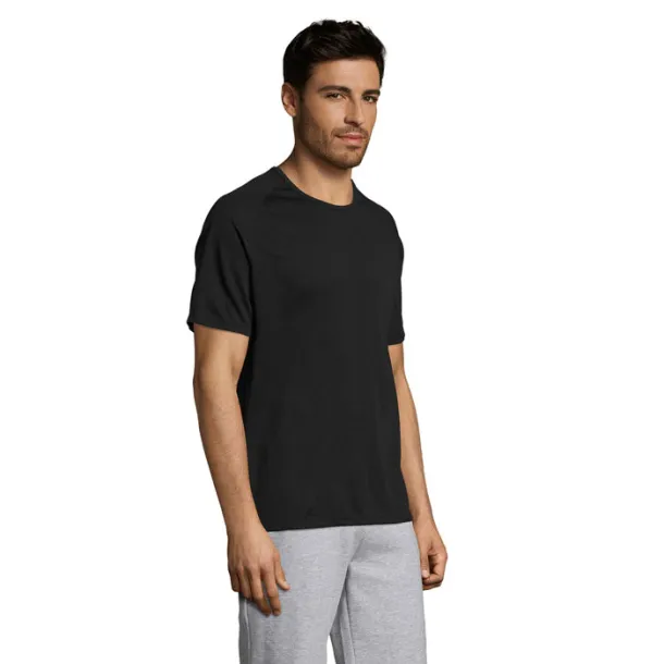 SPORTY MEN TSHIRT-140g Black