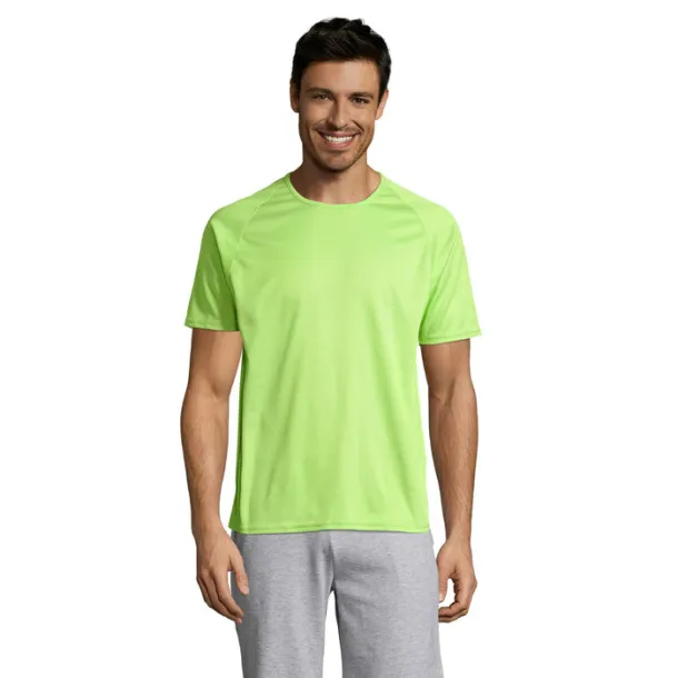 SPORTY MEN TSHIRT-140g Apple Green