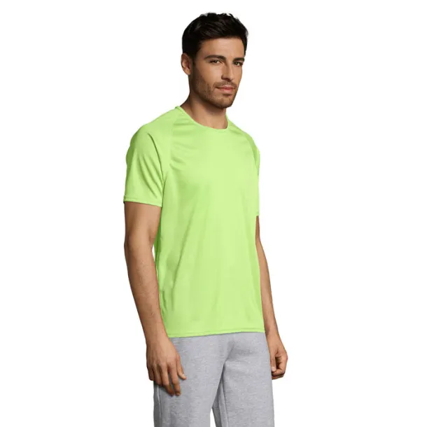 SPORTY MEN TSHIRT-140g Apple Green