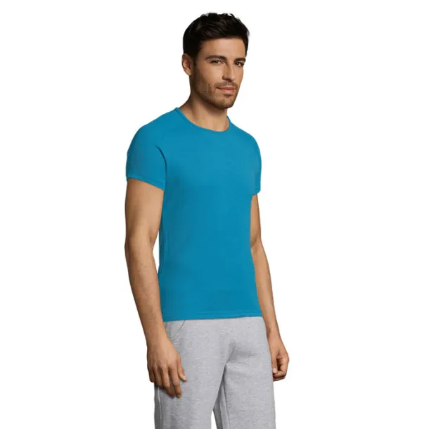 SPORTY MEN TSHIRT-140g Aqua
