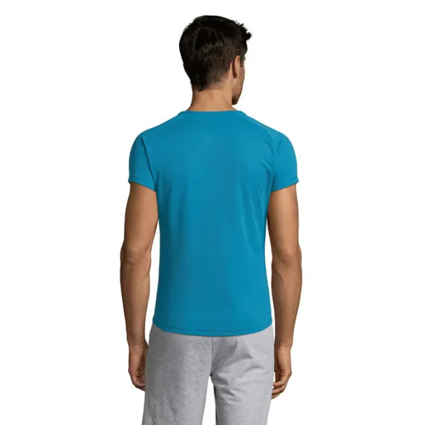 SPORTY MEN TSHIRT-140g Aqua