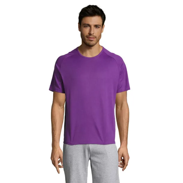 SPORTY MEN TSHIRT-140g Dark purple