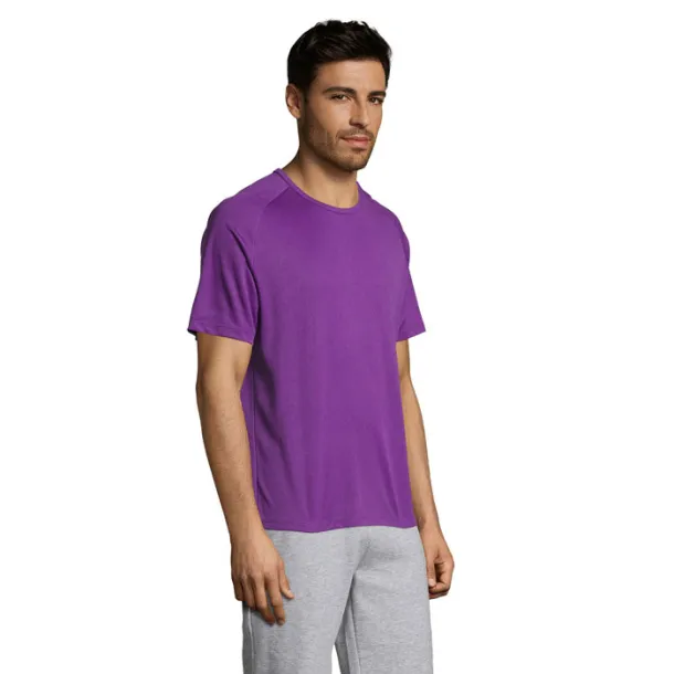 SPORTY MEN TSHIRT-140g Dark purple