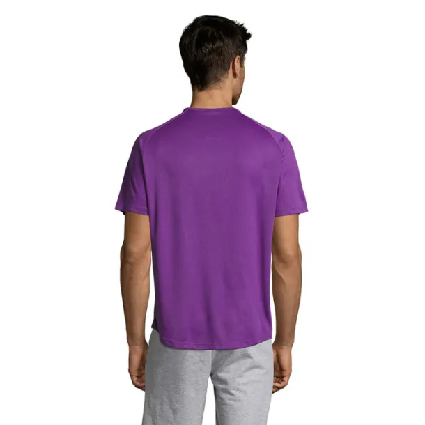 SPORTY MEN TSHIRT-140g Dark purple