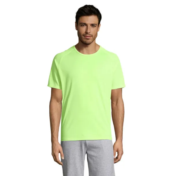 SPORTY MEN TSHIRT-140g Neon yellow