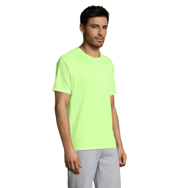 SPORTY MEN TSHIRT-140g Neon yellow