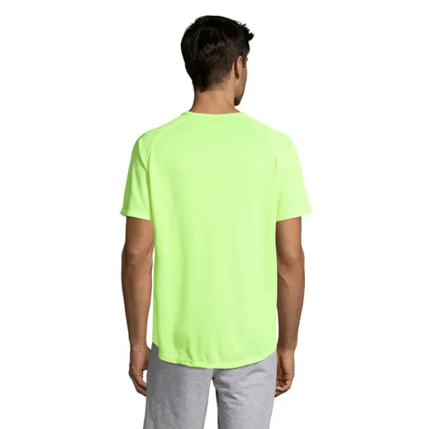 SPORTY MEN TSHIRT-140g Neon yellow