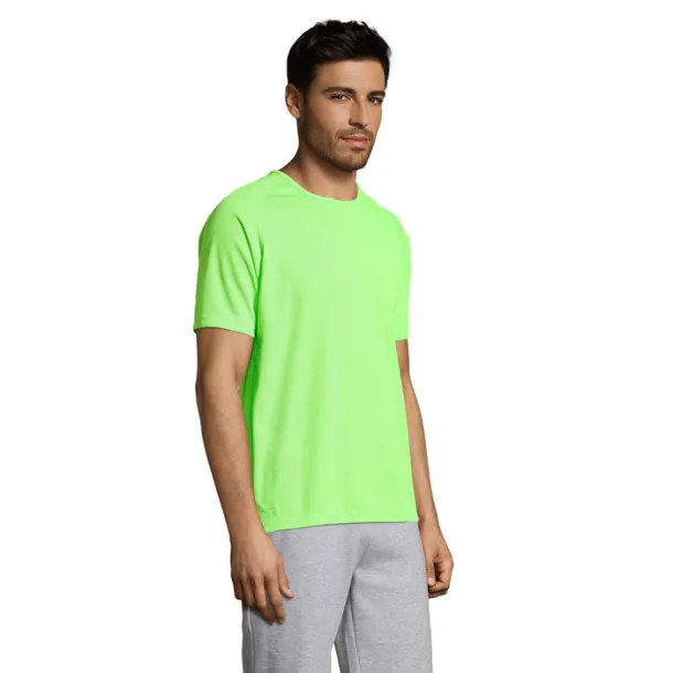 SPORTY MEN TSHIRT-140g Neon green