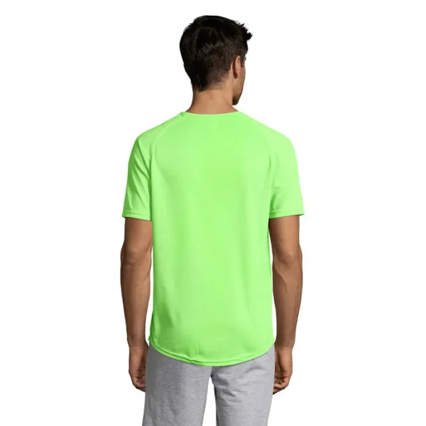 SPORTY MEN TSHIRT-140g Neon green