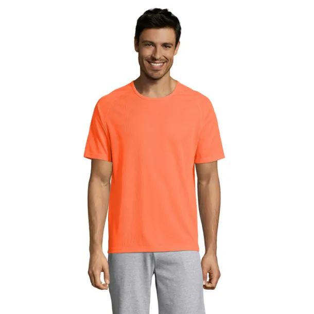 SPORTY MEN TSHIRT-140g neon orange