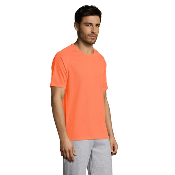 SPORTY MEN TSHIRT-140g neon orange