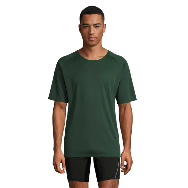 SPORTY muška majica kratkih rukava - 140g Šumski zelena