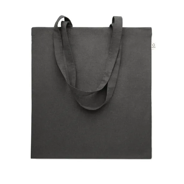 VIVEKA COLOUR Recycled cotton shopping bag Black