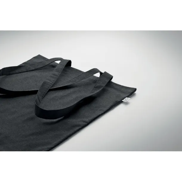 VIVEKA COLOUR Recycled cotton shopping bag Black