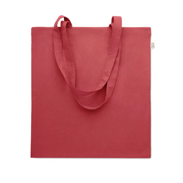VIVEKA COLOUR Recycled cotton shopping bag Red