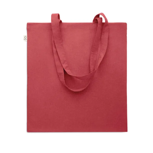 VIVEKA COLOUR Recycled cotton shopping bag Red