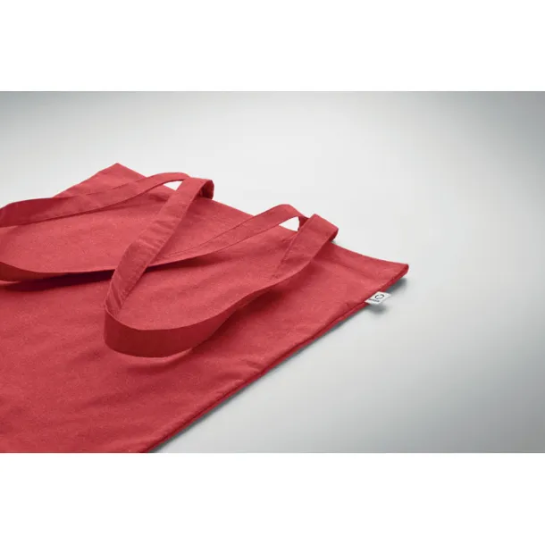 VIVEKA COLOUR Recycled cotton shopping bag Red
