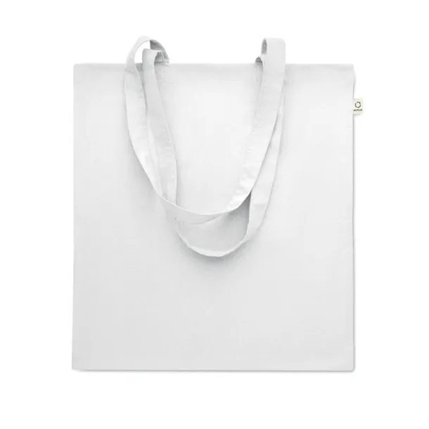 VIVEKA COLOUR Recycled cotton shopping bag White