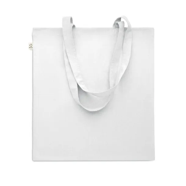 VIVEKA COLOUR Recycled cotton shopping bag White