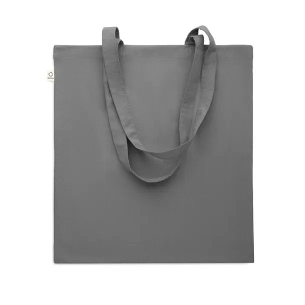 VIVEKA COLOUR Recycled cotton shopping bag Stone Grey