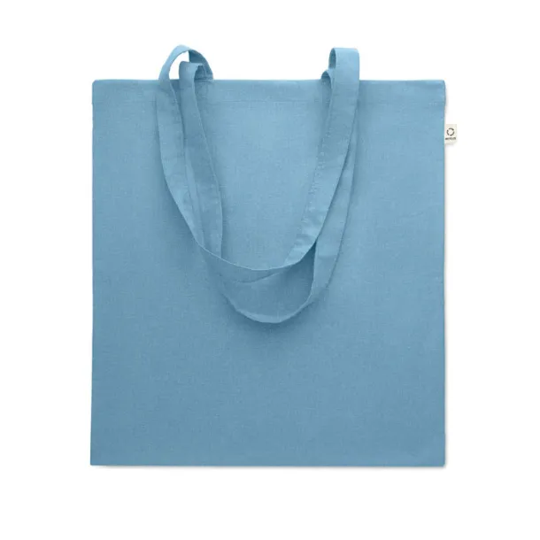 VIVEKA COLOUR Recycled cotton shopping bag Petrol