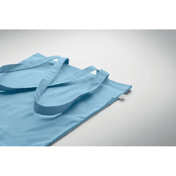 VIVEKA COLOUR Recycled cotton shopping bag Petrol