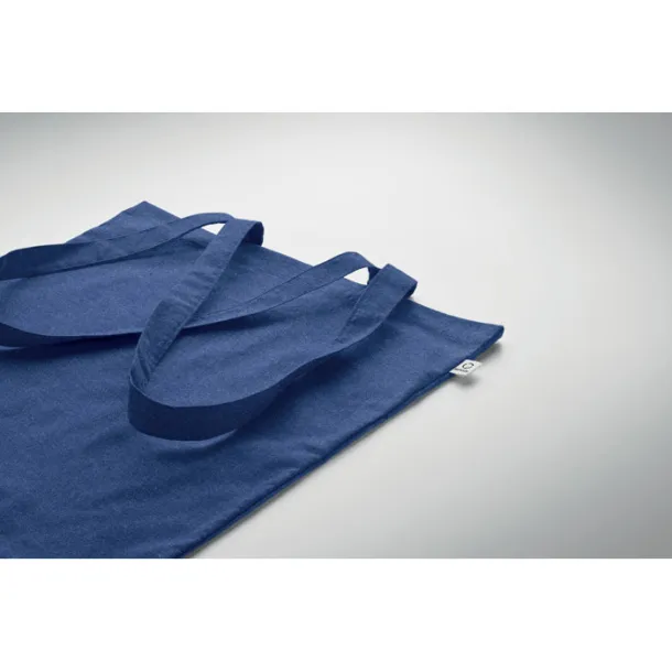 VIVEKA COLOUR Recycled cotton shopping bag Royal blue