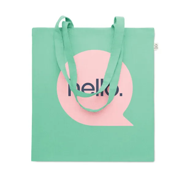 VIVEKA COLOUR Recycled cotton shopping bag Mint Green