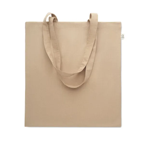 VIVEKA COLOUR Recycled cotton shopping bag khaki