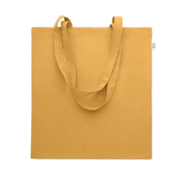 VIVEKA COLOUR Recycled cotton shopping bag Oker