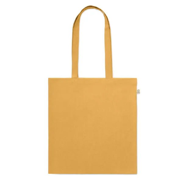 VIVEKA COLOUR Recycled cotton shopping bag Oker