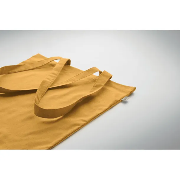 VIVEKA COLOUR Recycled cotton shopping bag Oker