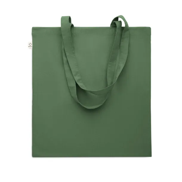 VIVEKA COLOUR Recycled cotton shopping bag Dark Green