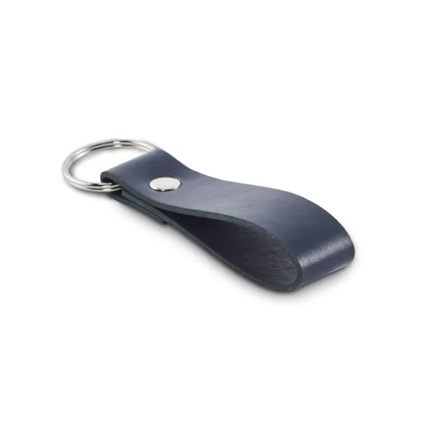 STROKEY PU loop key ring French navy